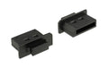 Delock Displayport Staubschutz, 10 Stück Zum Schutz von DP-Ports, Schwarz, mit Griff