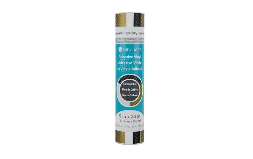 Silhouette Samplerpaket Vinyl Carbon 3 Blatt 23 x 60 cm