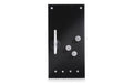 Zeller Present Memobord mit Haken schwarz Glas, 20x4x40cm