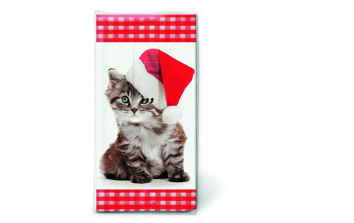 Paper + Design Santa kitty Taschentücher 1 Päckchen à 10 Taschentücher