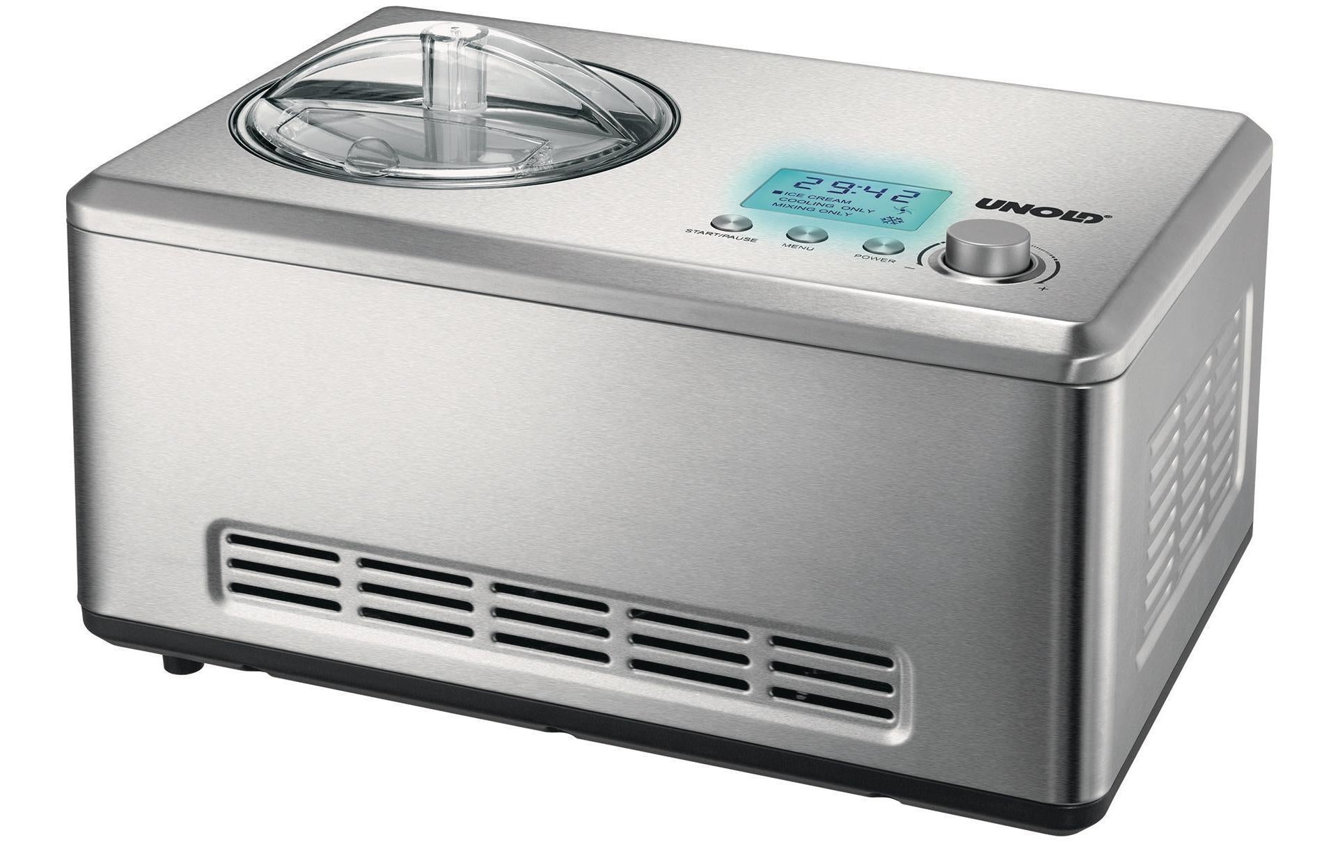 Unold Eismaschine Nobile Volumen für 2 Liter Eiscreme
