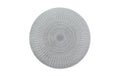Zeller Present Tischset Cut out rund silber Ø41cm