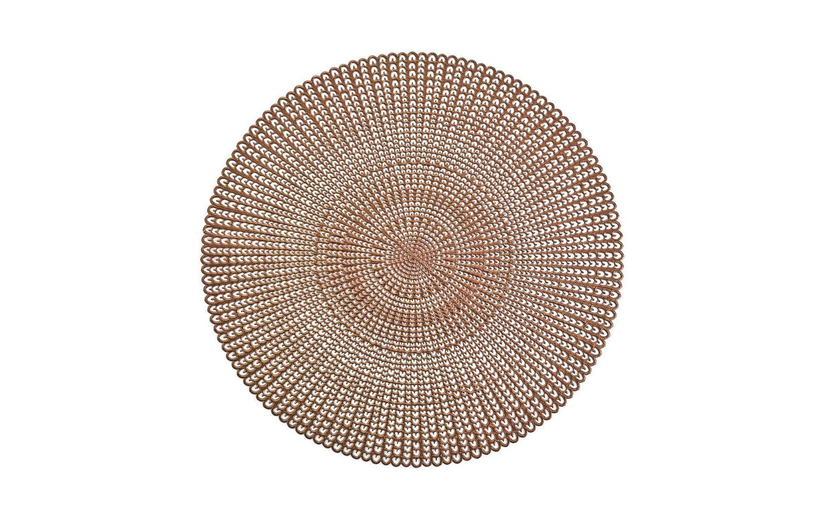 Zeller Present Tischset Cut out Ø 41 cm, Kupfer