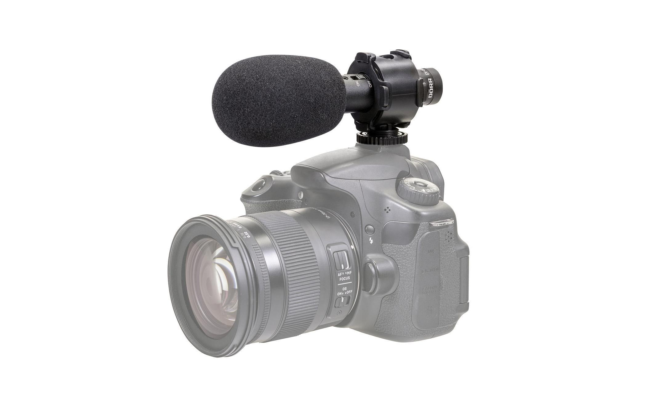 Dörr Richtmikrofon CV-04 Stereo zu DSLR, DSLM und Camcordern