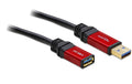 USB3.0 Premium Verlängerungskabel, 3m, schwarz, A-Stecker zu A-Buchse