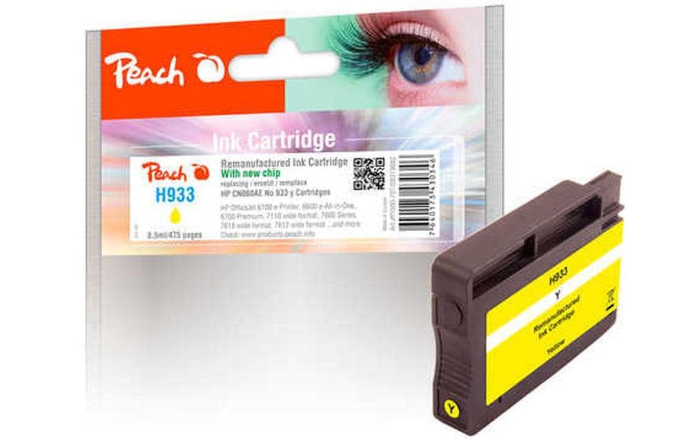 Peach Tinte HP CN059AE, No.933 yellow 8.5ml 475 Seiten