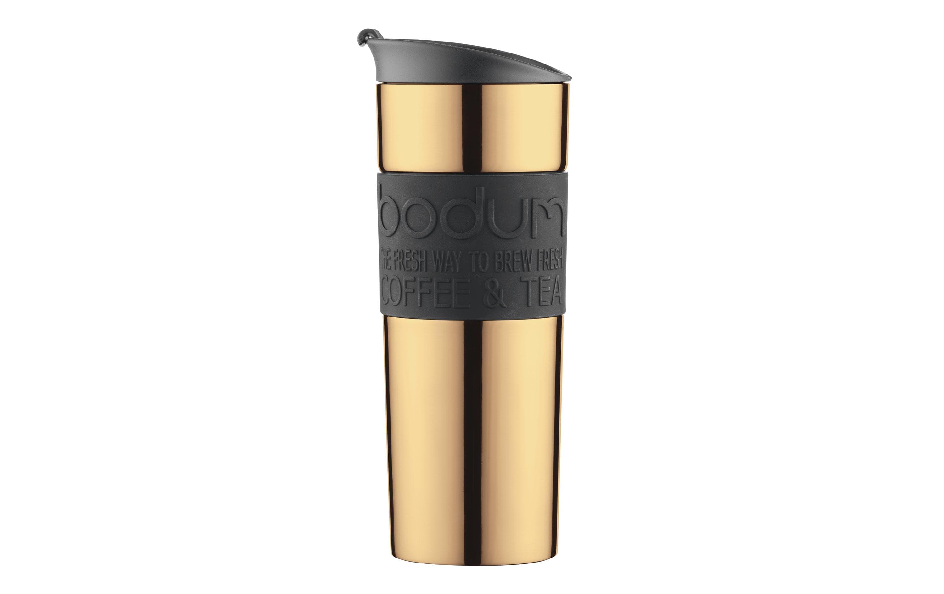 Bodum Travel Mug Thermobecher gold 0.35 Liter, Edelstahl