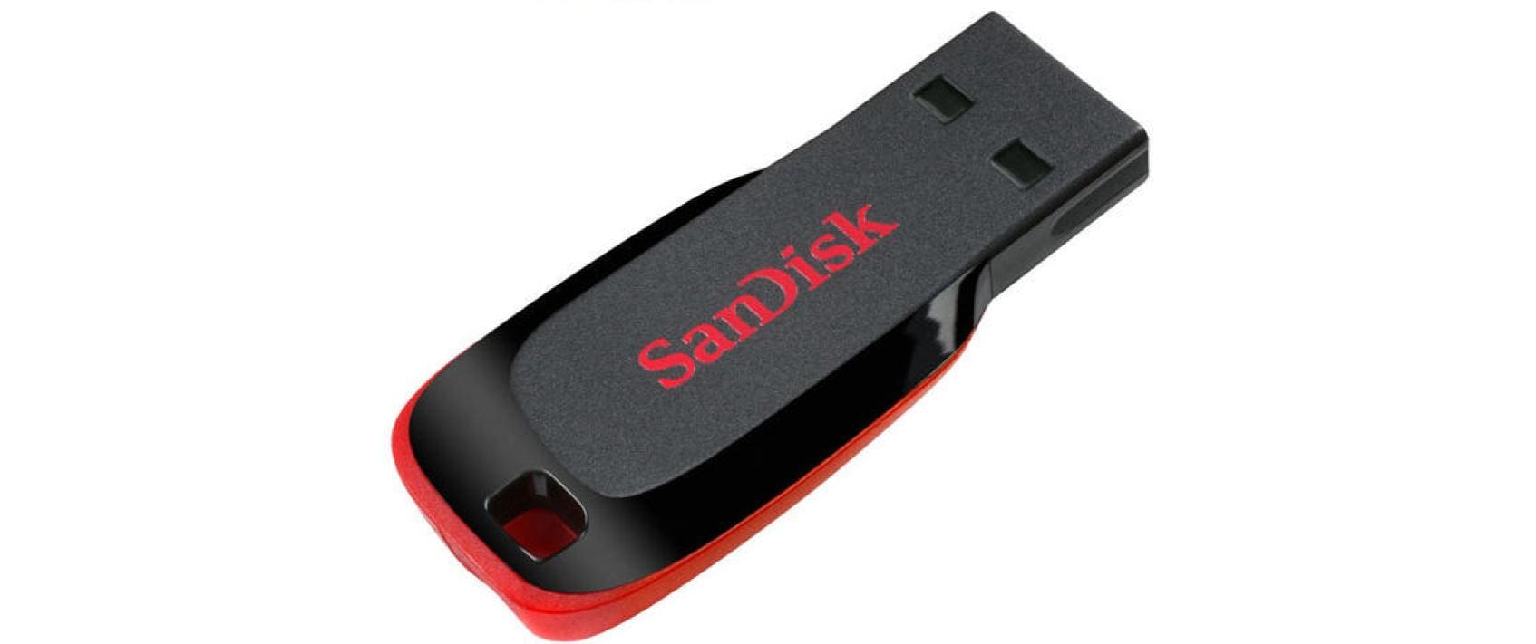 SanDisk USB Cruzer Blade 32GB schwarz USB 2.0, ohne Abdeckung