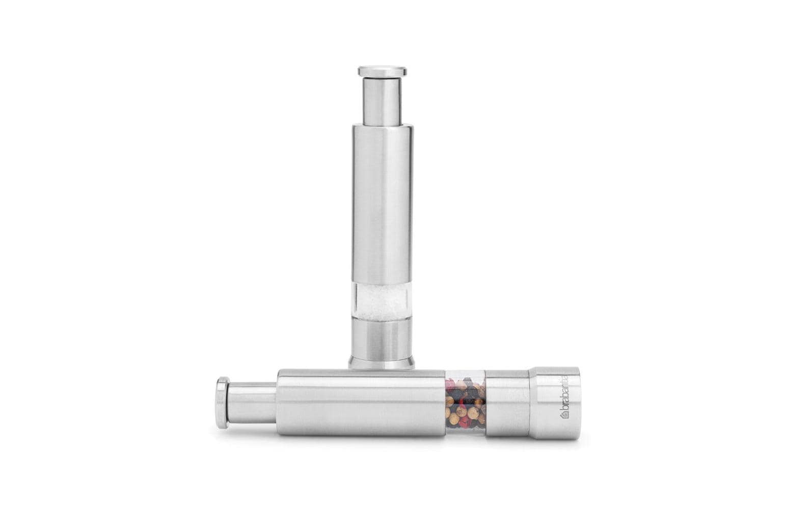 Brabantia Salz- und Pfeffermühlen Set Matt Steel