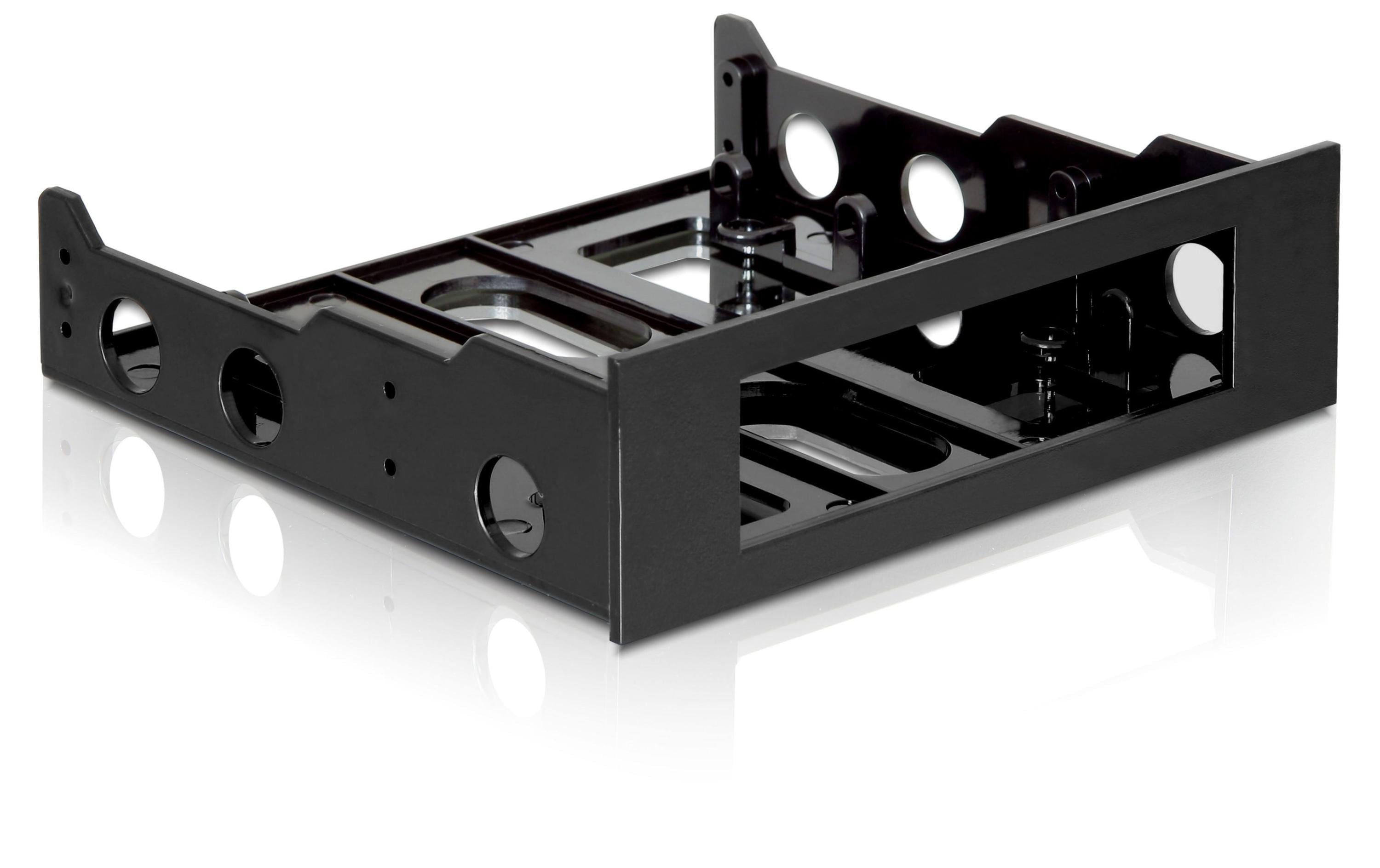 Delock HDD Einbausatz, 3.5" HDD in 5.25" schwarz