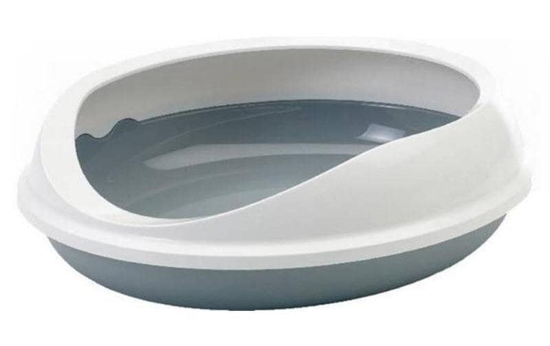 Savic Katzentoilette Figaro 55x48.5cm, H 15.5cm weiss/grau