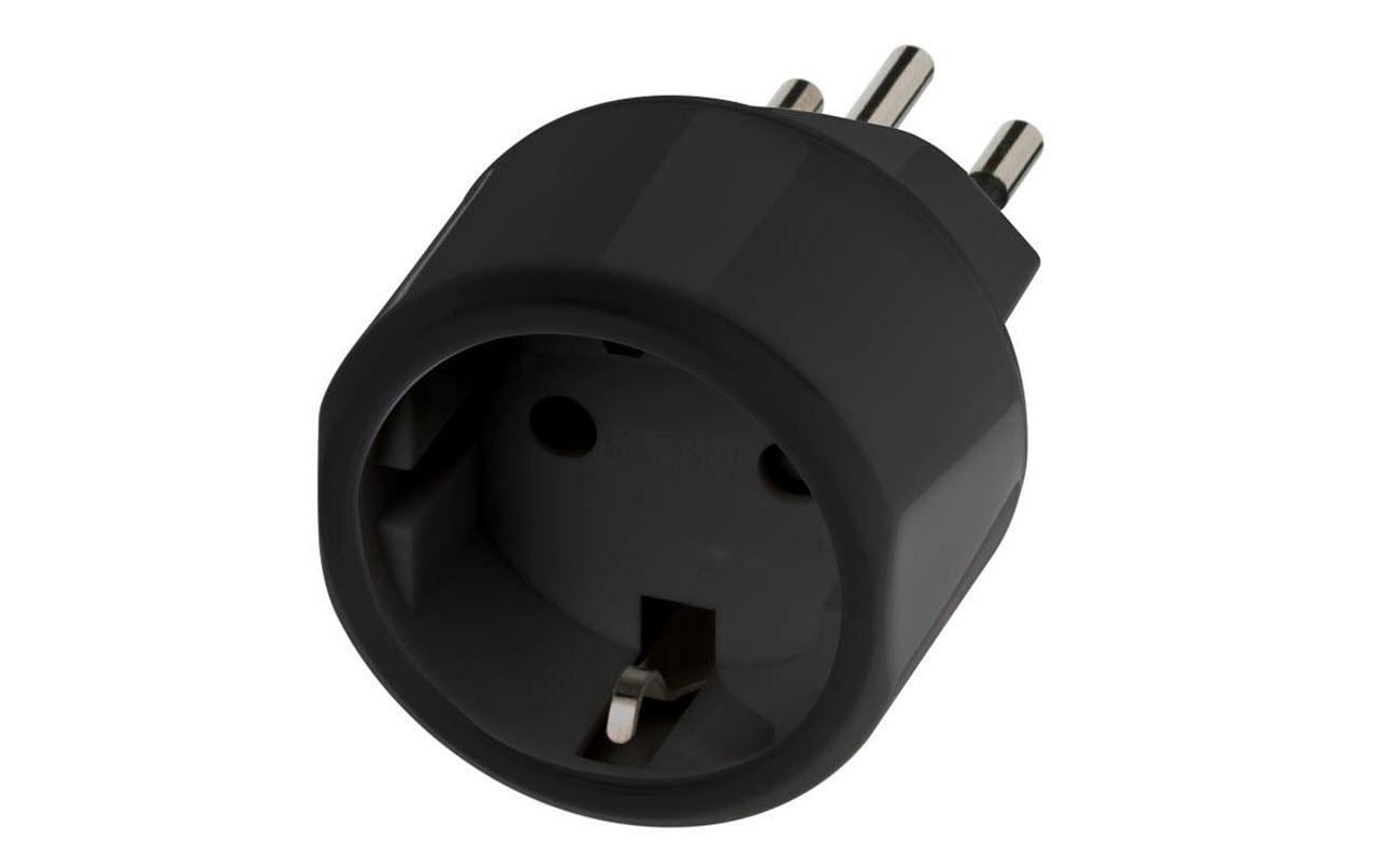Brennenstuhl Reiseadapter CH-Stecker Buchse Deutschland / Schuko, 10 A Sicherung