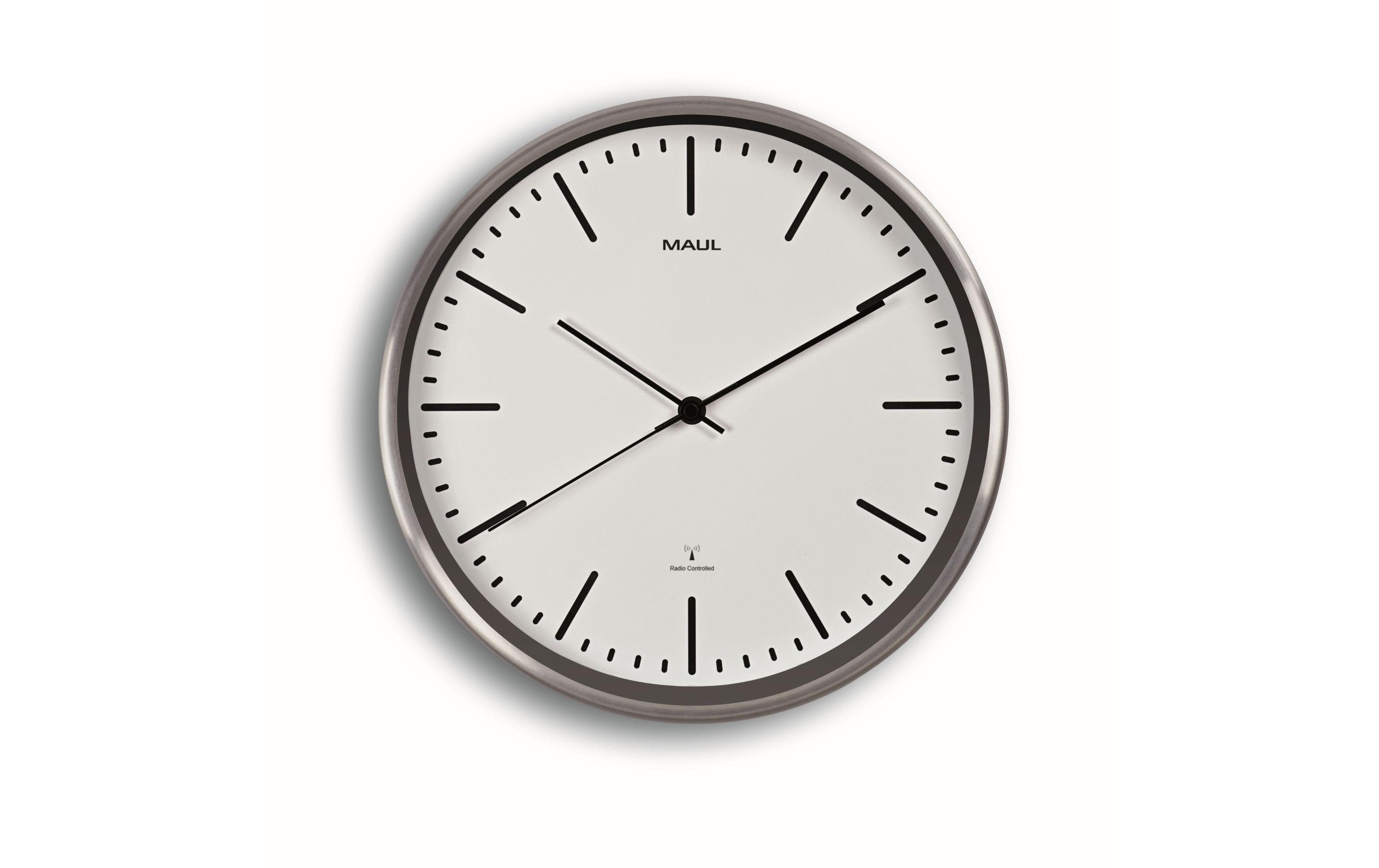 MAUL Wanduhr MAULfly 30RC weiss 35 x 35 x 4.5 cm