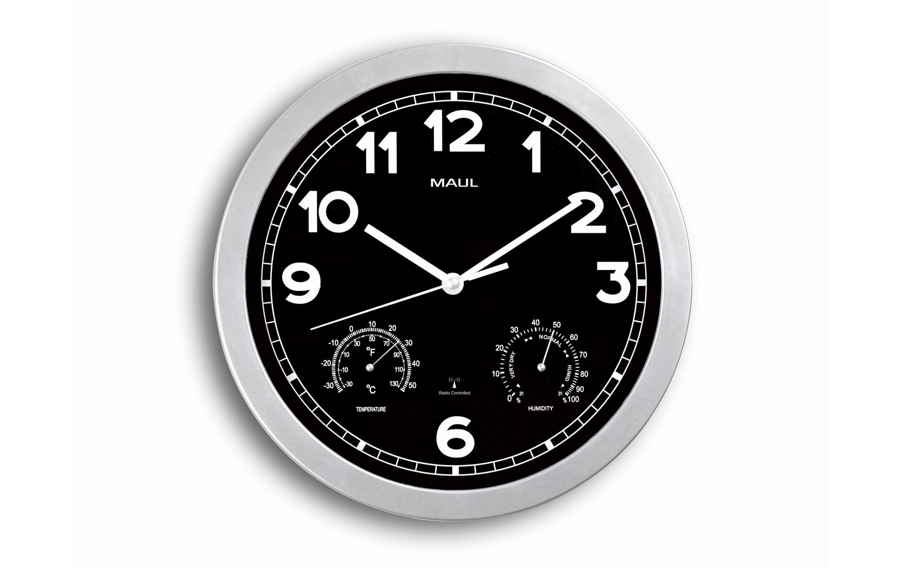 MAUL Wanduhr MAULdrive 30RC 35 x 35 x 4.5 cm