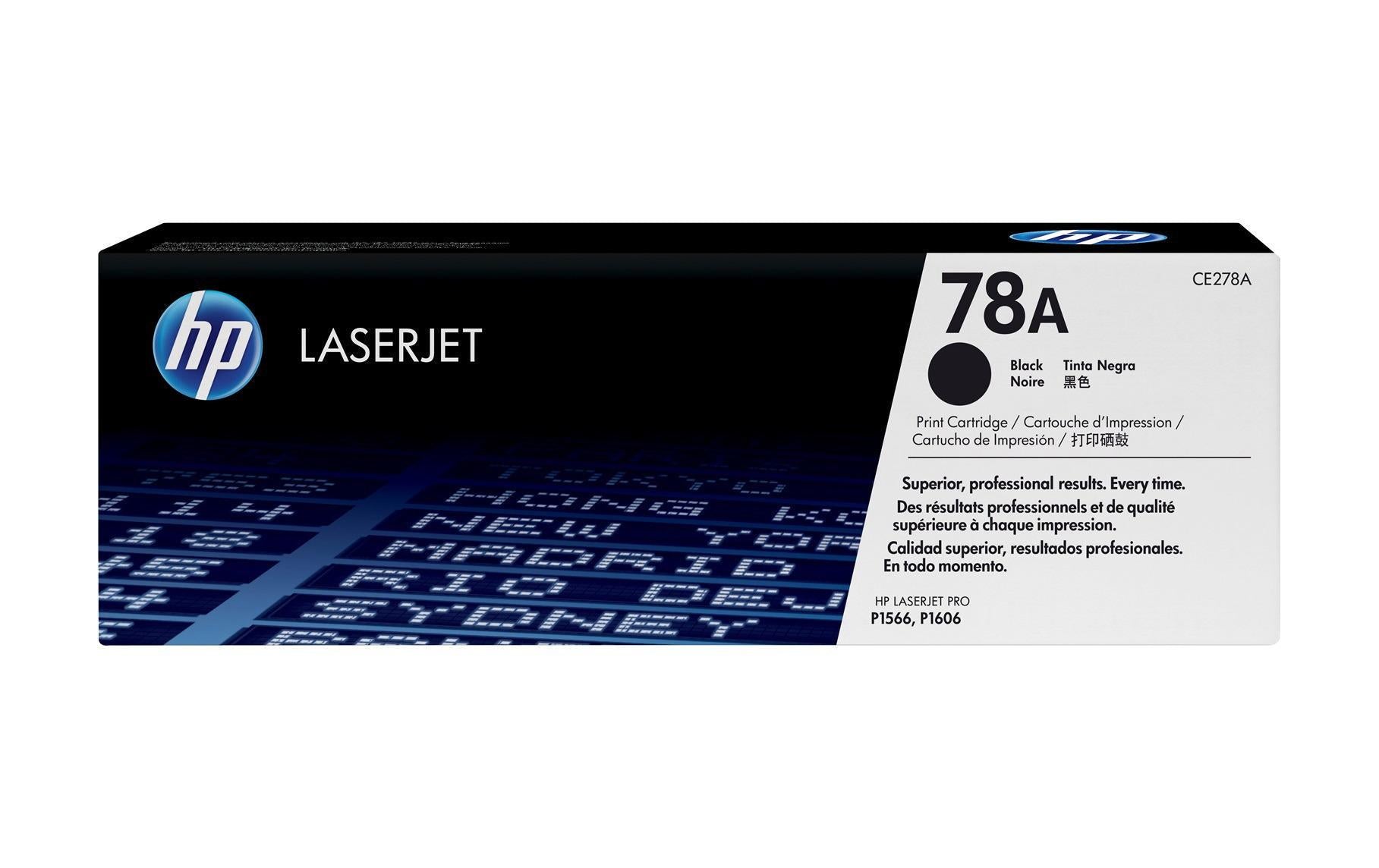 HP Toner 78A - Black (CE278A) Seitenkapazität ~ 2'100 Seiten