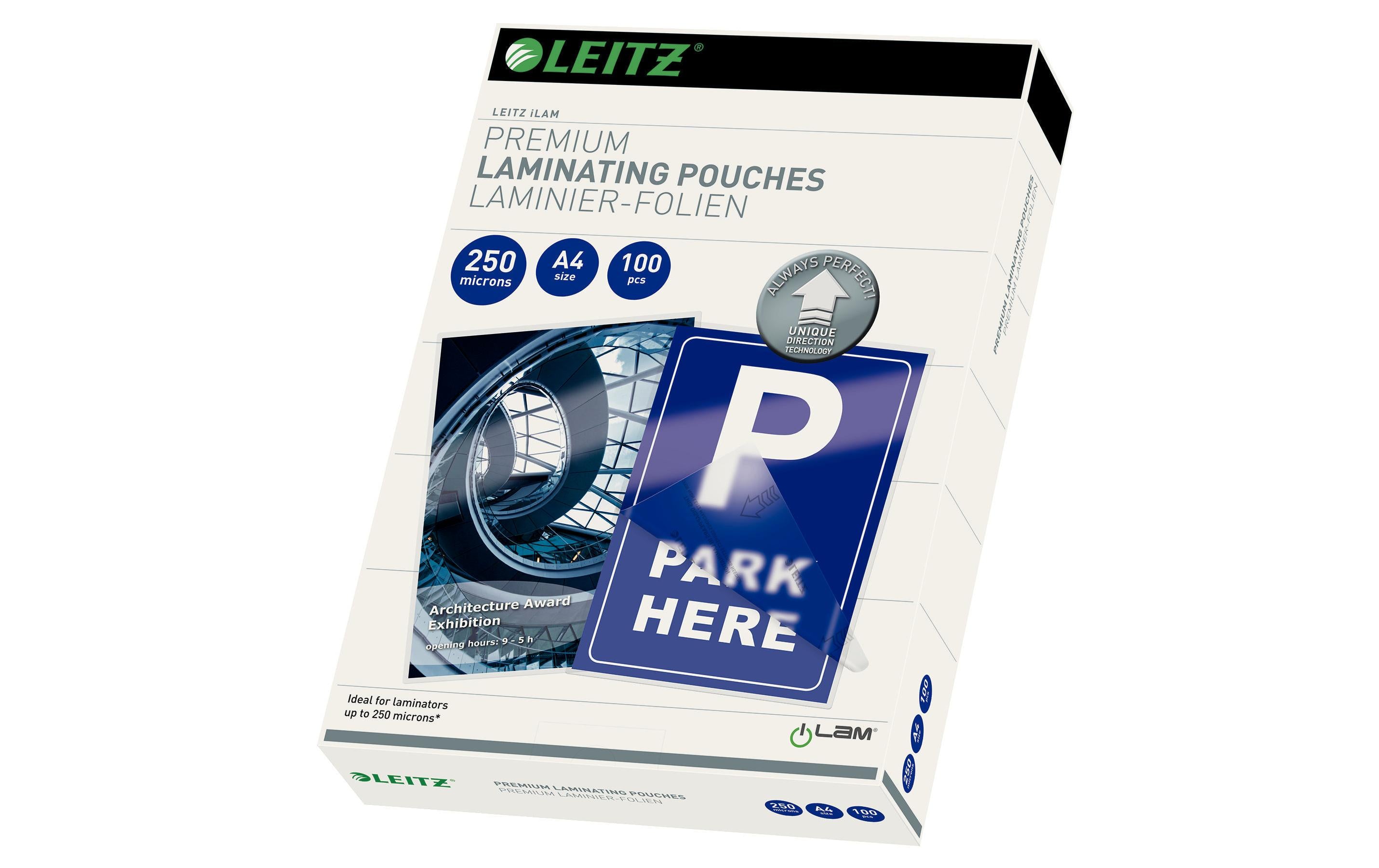 Leitz iLAM UDT Heisslaminierfolien A4 250 mic, 100 Stück