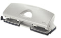 Leitz Doppellocher grau, 16 Blatt, Metall