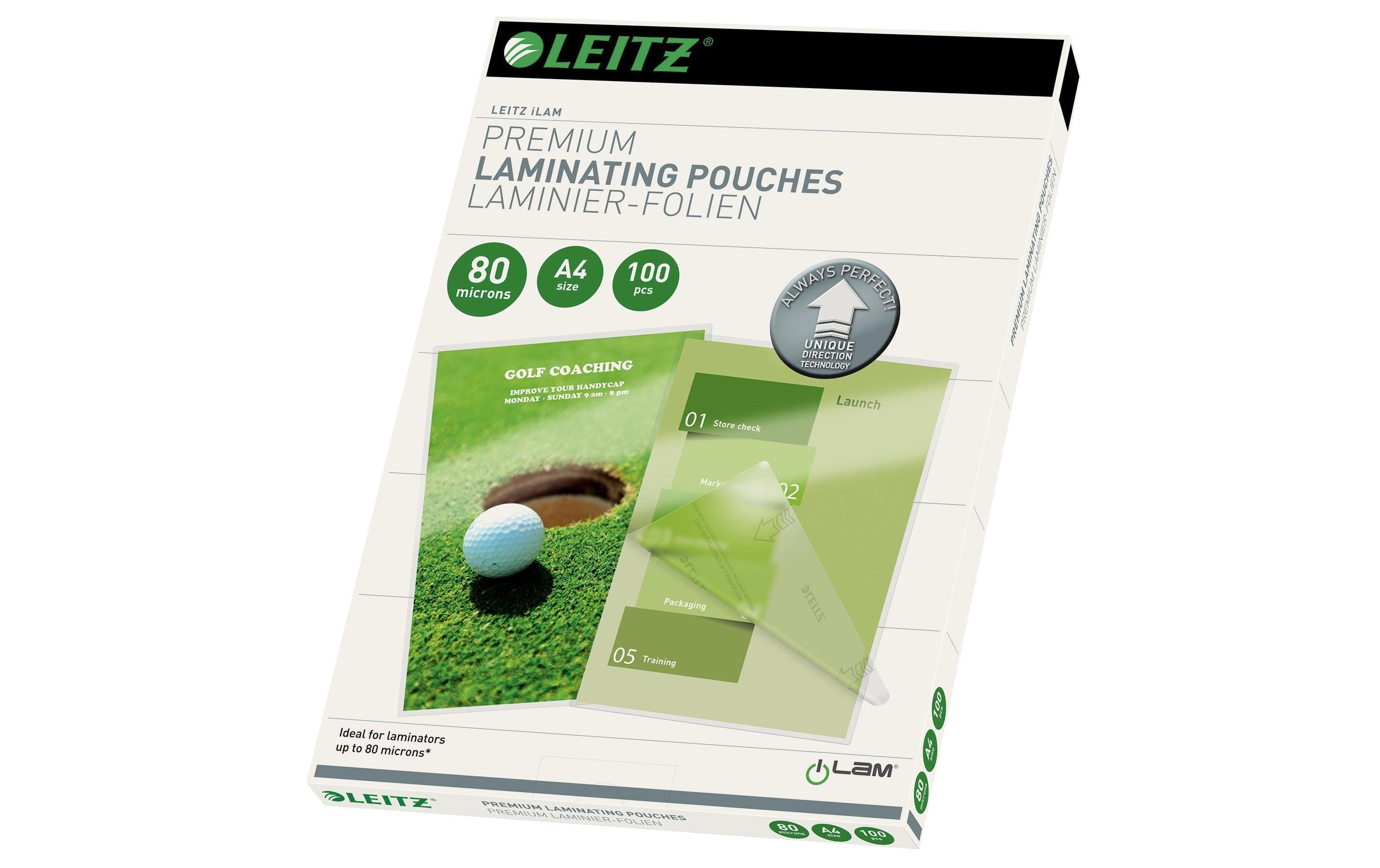 Leitz iLAM UDT Heisslaminierfolien A4 80 mic, 100 Stück