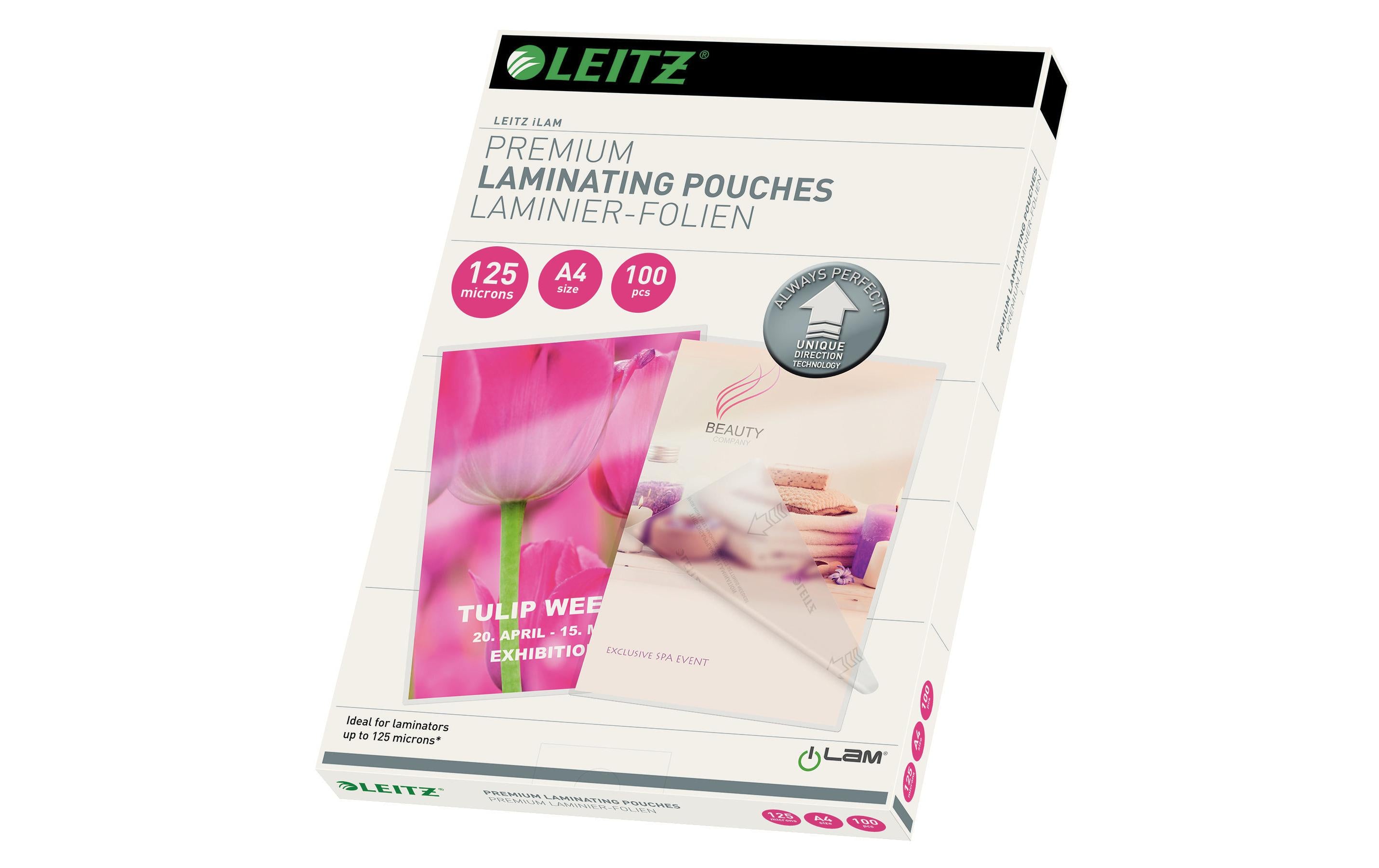 Leitz iLAM UDT Heisslaminierfolien A4 125 mic, 100 Stück