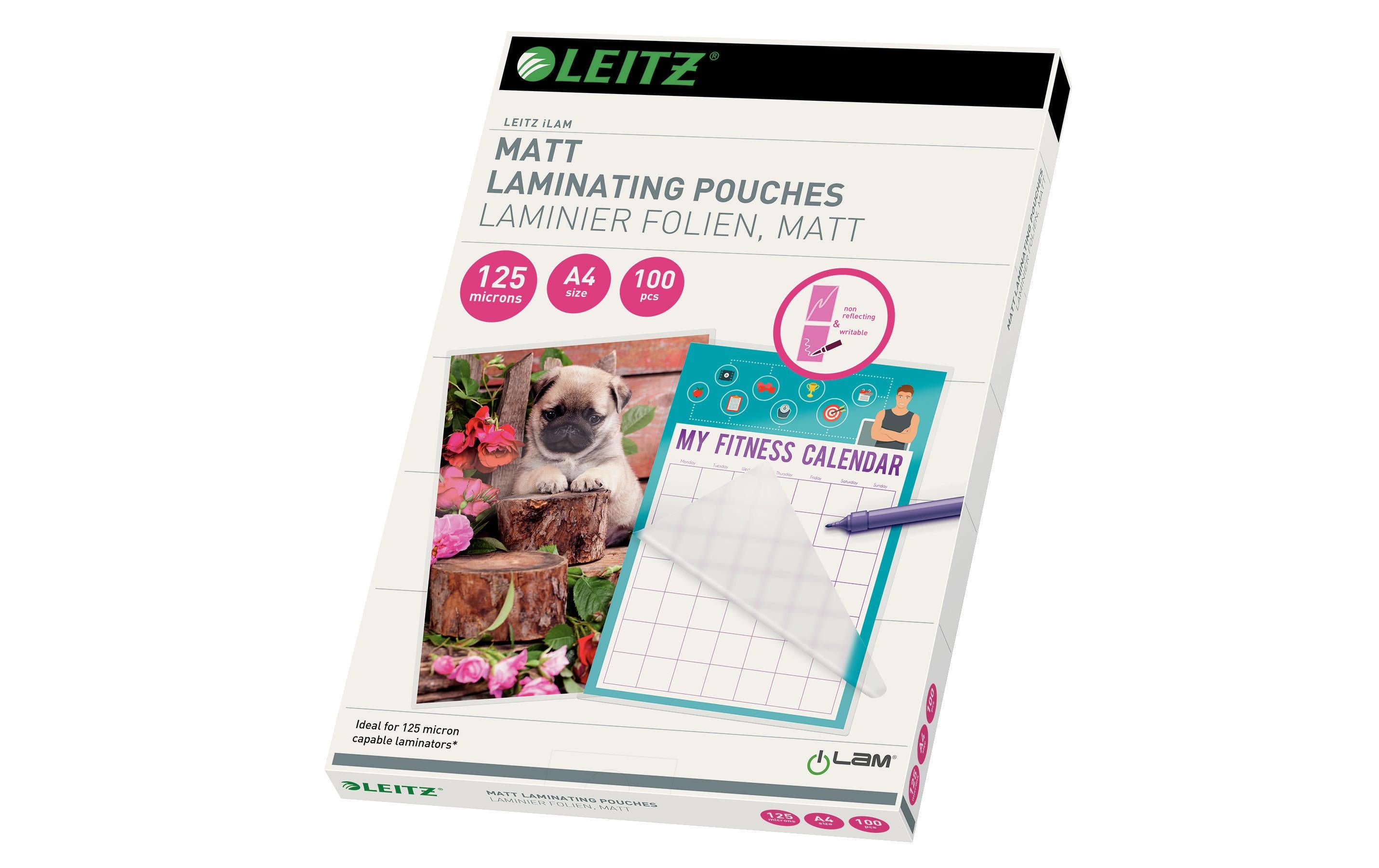 Leitz iLAM Heisslaminierfolien matt A4 125 mic, 100 Stück