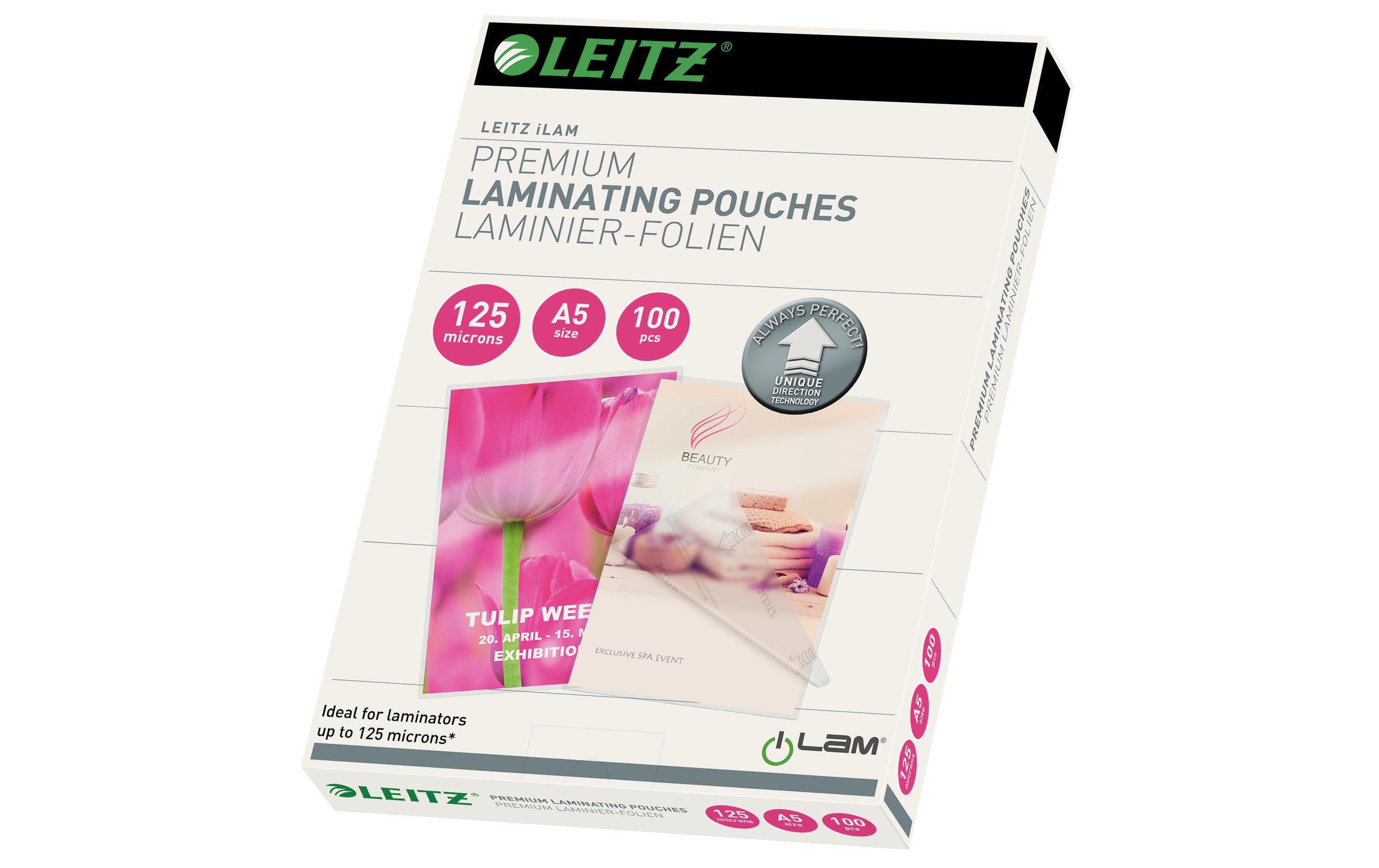 Leitz iLAM UDT Heisslaminierfolien A5 125 mic, 100 Stück