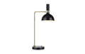 MARKSLOJD Larry Tischleuchte Schwarz 106973, E27 1x 60W, Dimmer