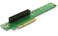 Delock PCI-Express Riserkarte, x8 zu x8 90° nach links gewinkelt