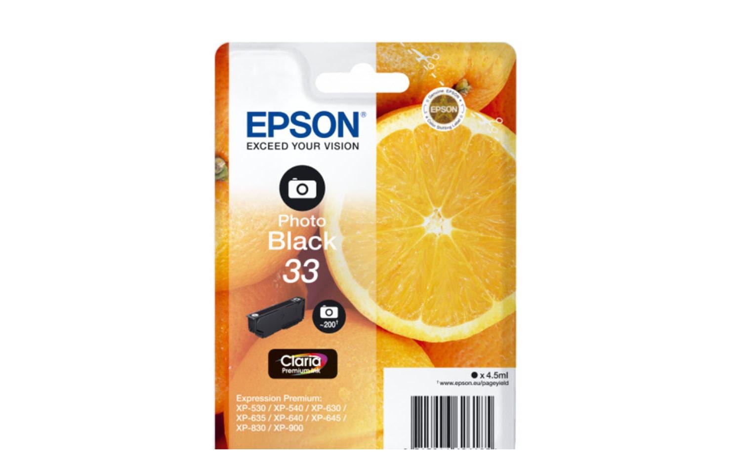 Tinte Epson C13T33414012 Photo Black single pack