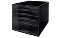 Leitz CUBE Duo Colour schwarz, 5 Schubladen