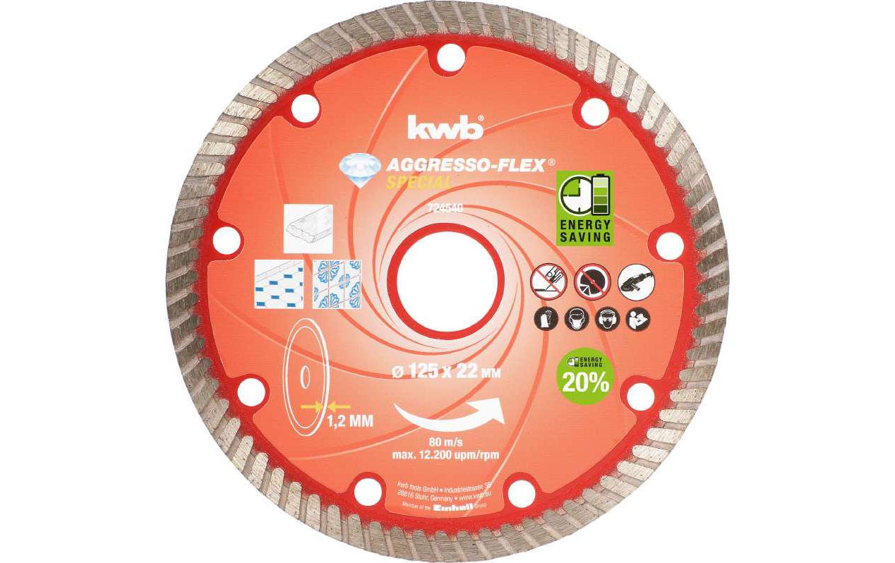 kwb Diamant-Trennscheibe Duenn 125X1,2 Sb