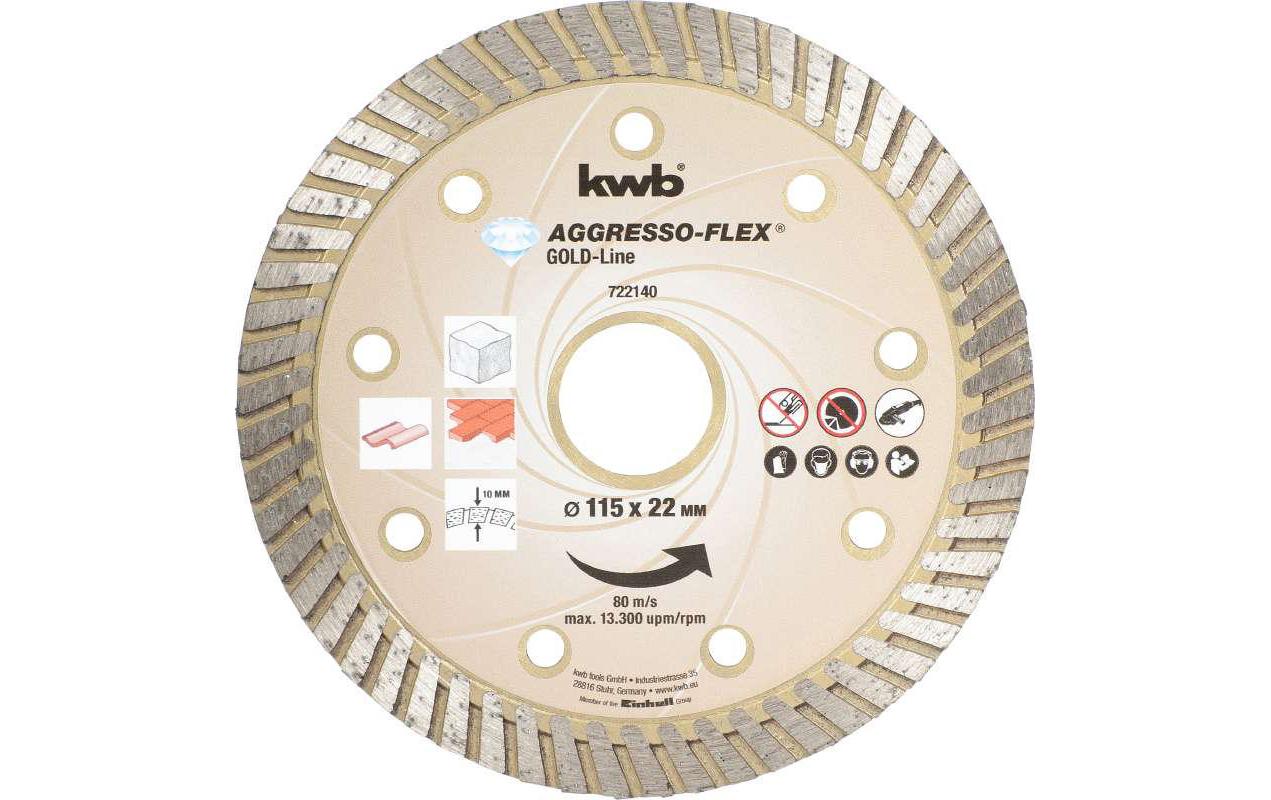 kwb Diamant-Trennscheibe  Goldline 115