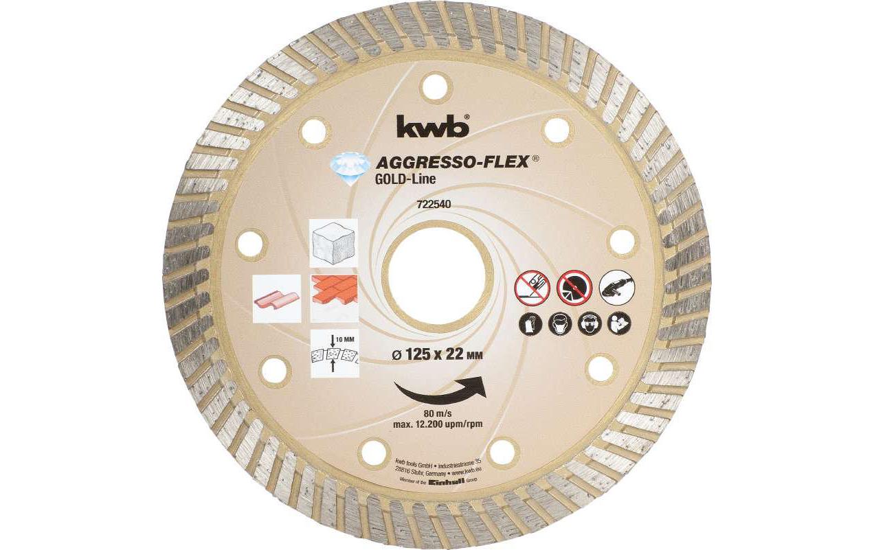 kwb Diamant-Trennscheibe  Goldline 125
