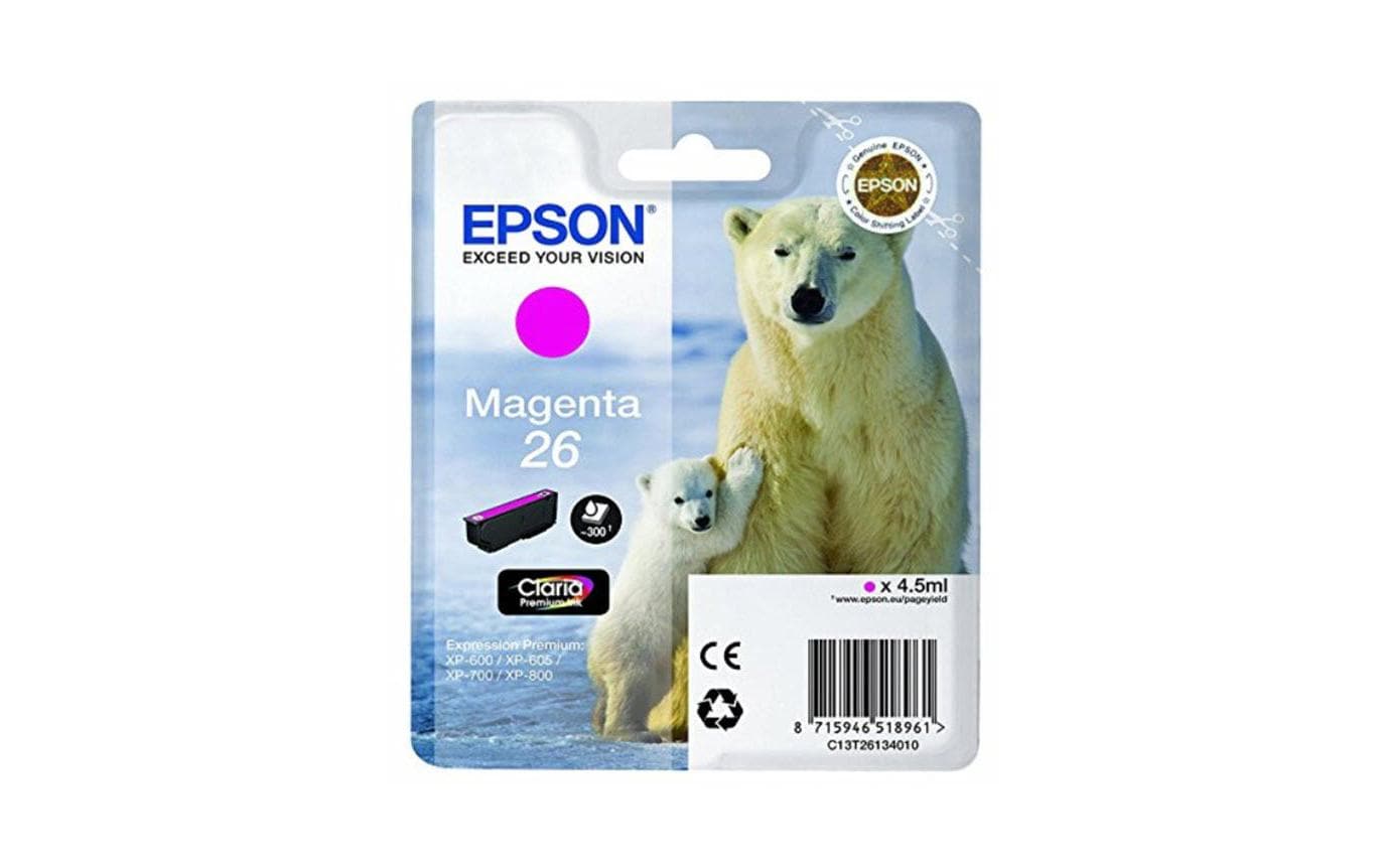 Tinte Epson C13T26134012, magenta, 4.5ml Expression Premium XP-600, XP-605