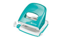 Leitz WOW Bürolocher NeXXt eisblau metallic, 30 Blatt, Metall