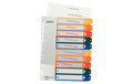 Leitz  PC-beschriftbares Register mehrfarbig, extrabreit, PP, 1-10