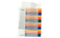 Leitz  PC-beschriftbares Register mehrfarbig, extrabreit, PP, 1-20