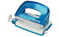 Leitz WOW Kleiner Locher NeXXt blau metallic, 10 Blatt, Metall