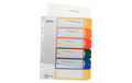 Leitz  PC-beschriftbares Register mehrfarbig, extrabreit, PP, 1-6