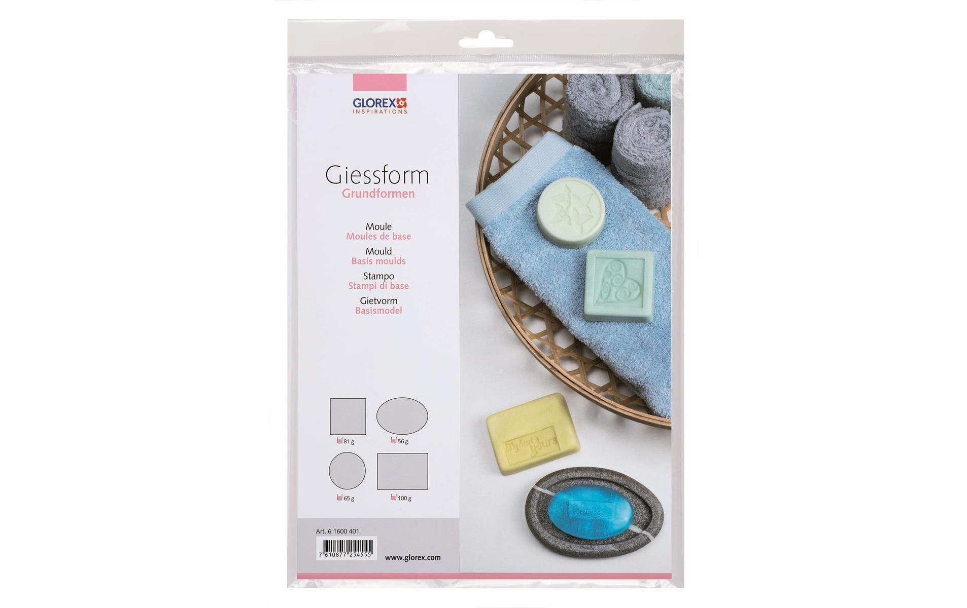 Glorex Seife Giessform Grundformen