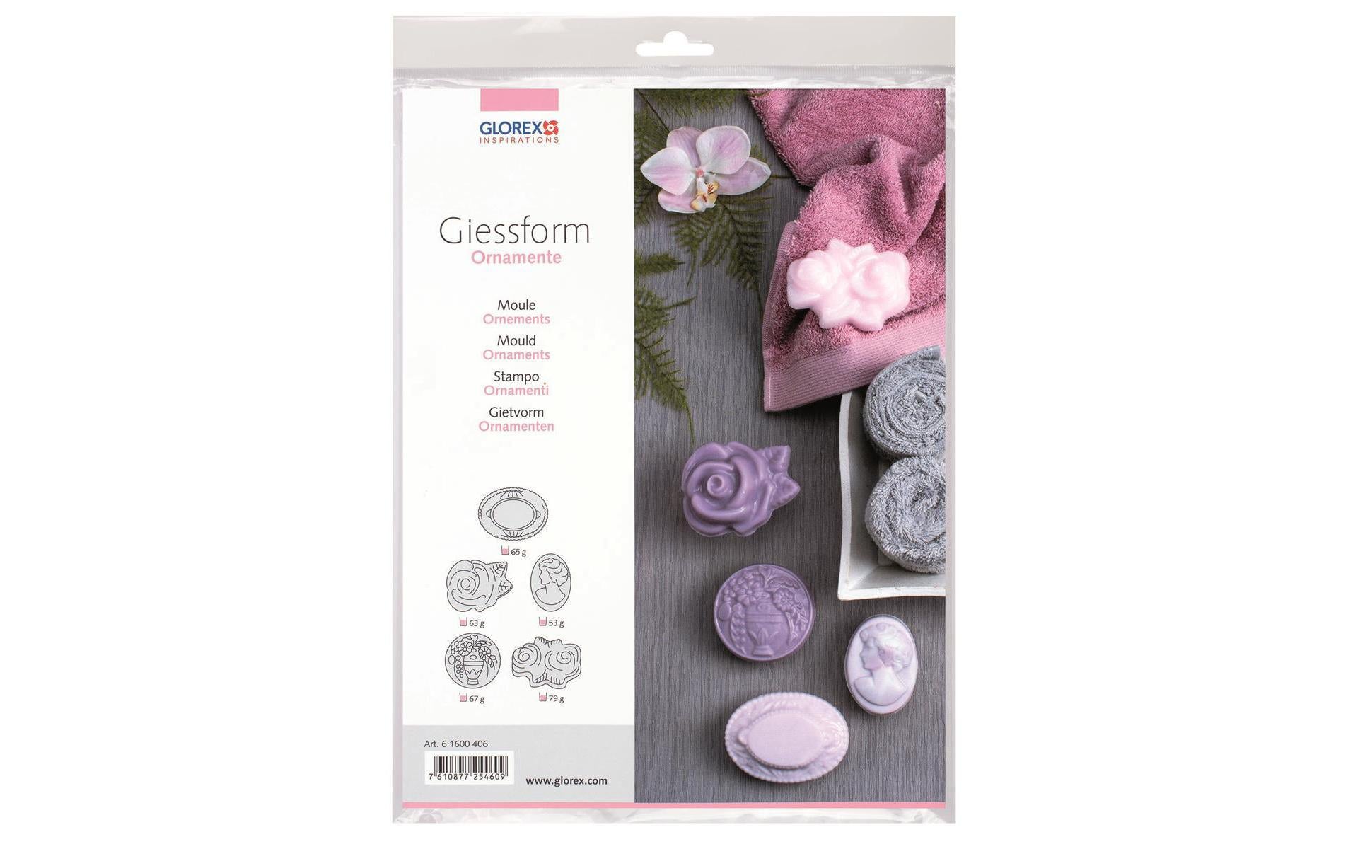 Glorex Seife Giessform Ornamente