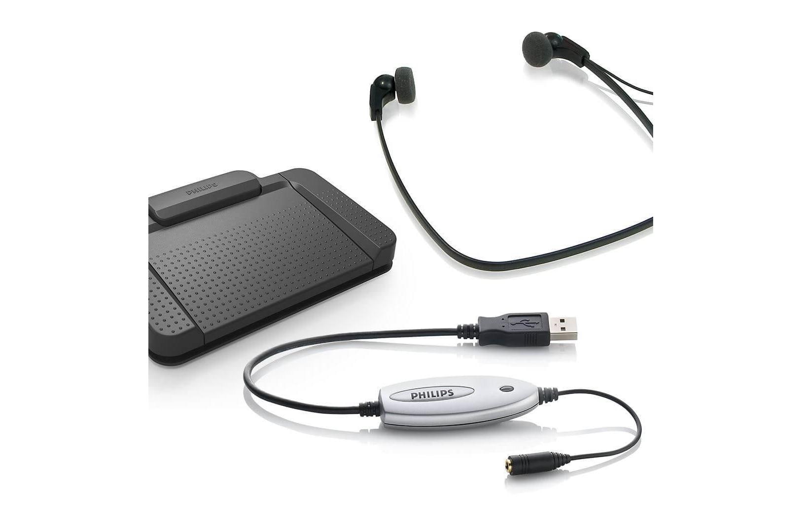 Philips Transcription Hardware 5220 PC Wiedergabe Kit ohne Software