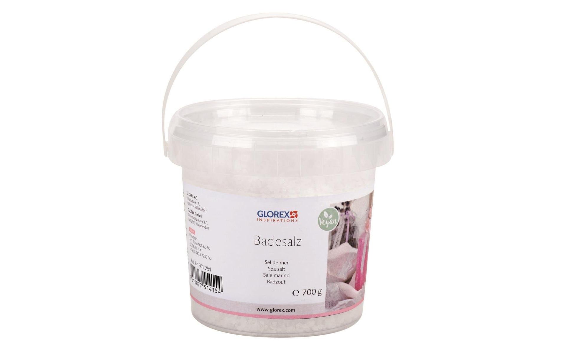 Glorex Badesalz 700g aus dem Mittelmeer