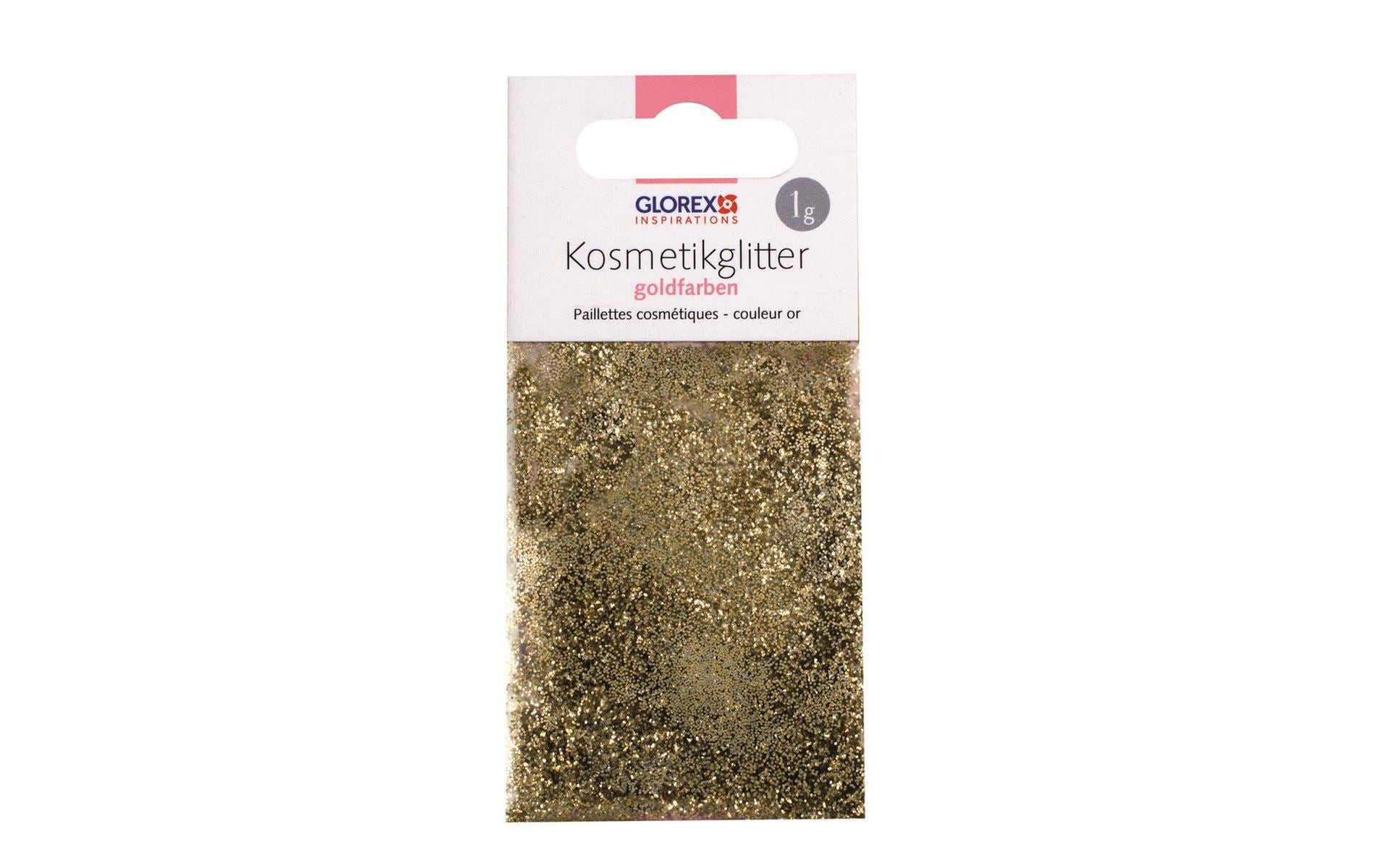 Glorex Kosmetikglitzer 1g gold