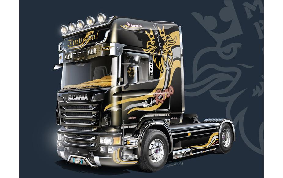 Italeri Scania R730 V8 Topline  IMPERIAL 1:24