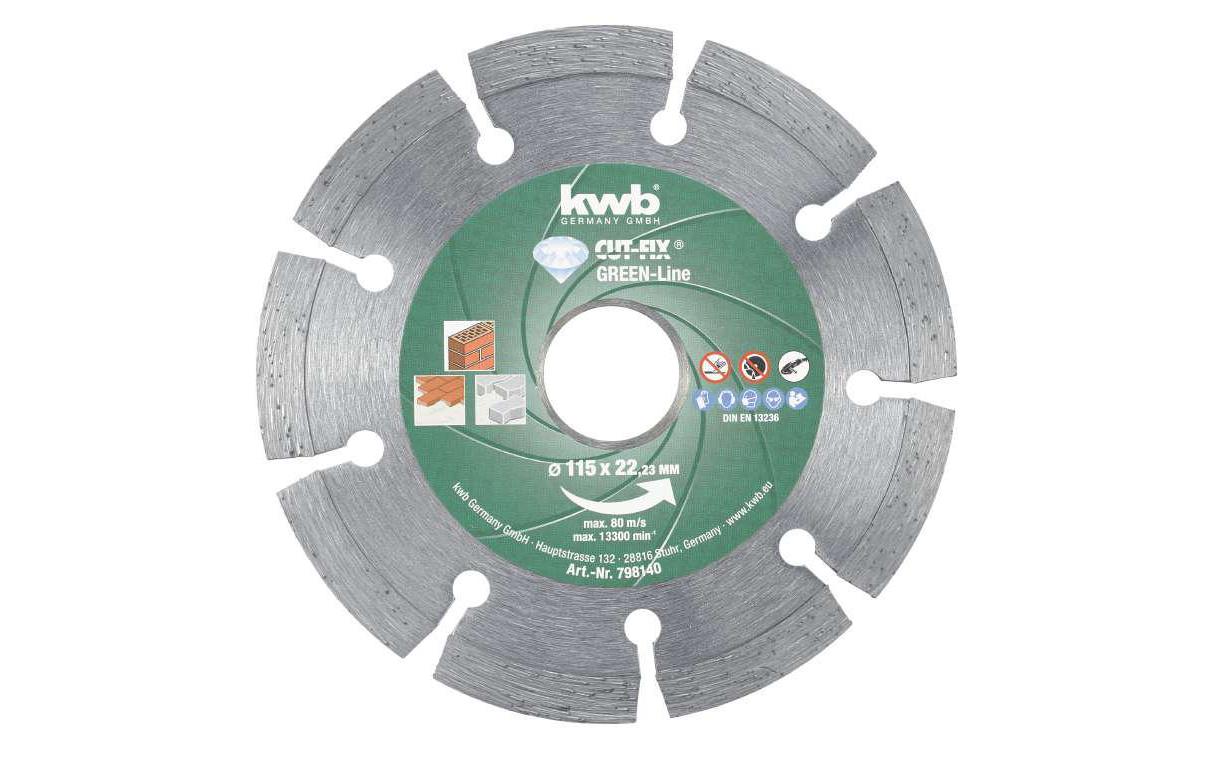 kwb Diamant-Trennscheibe Greenline 115