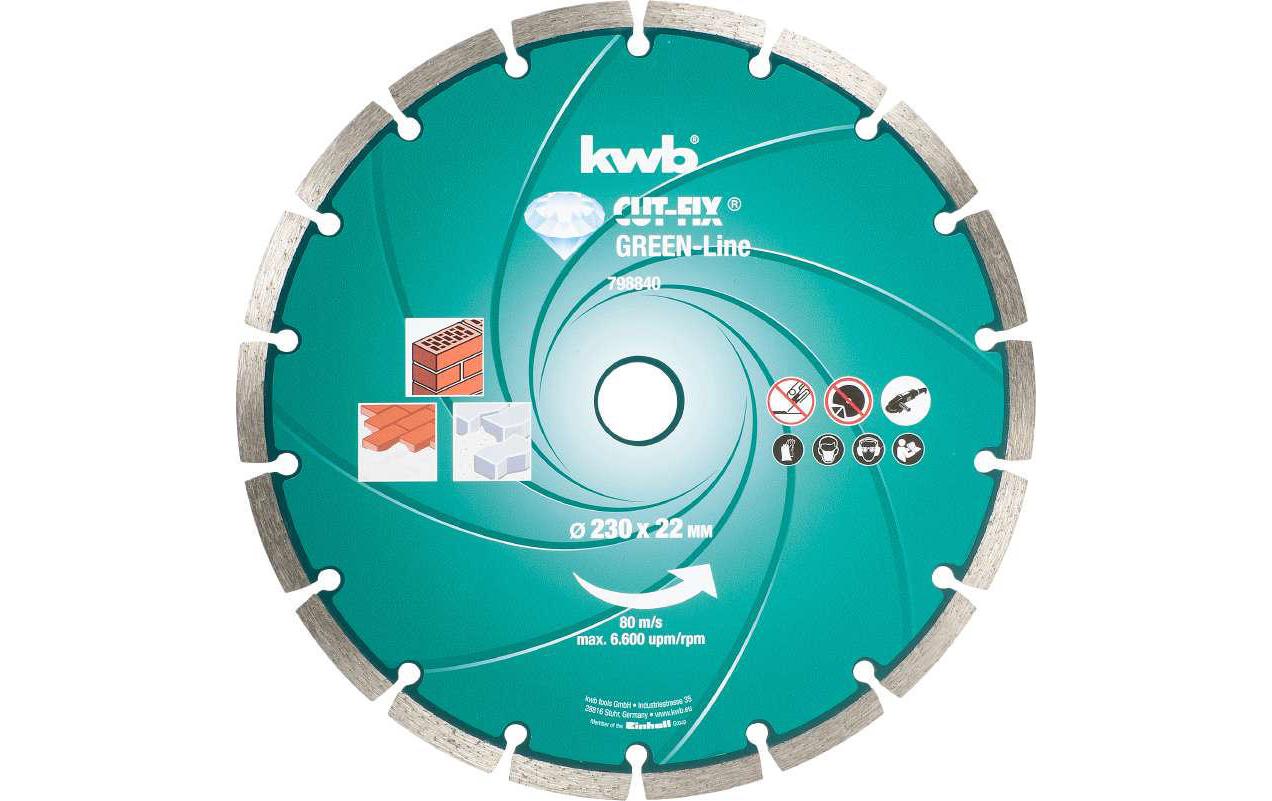 kwb Diamant-Trennscheibe Greenline 230
