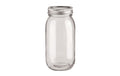 Glorex Glas mit Deckel Lili Rose 650 ml, 8.5 x 7 x 17.5 cm