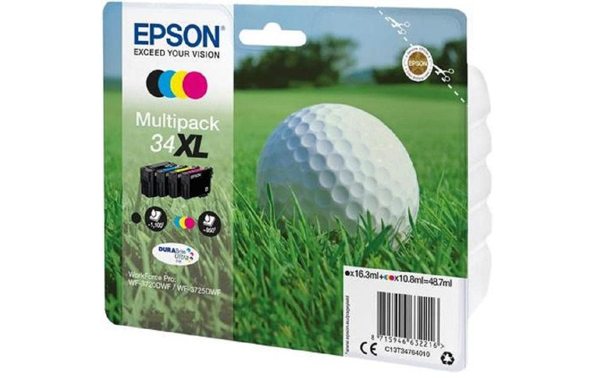 Tinte Epson T34764010, multipack c/m/y/bk Multipack 34XL