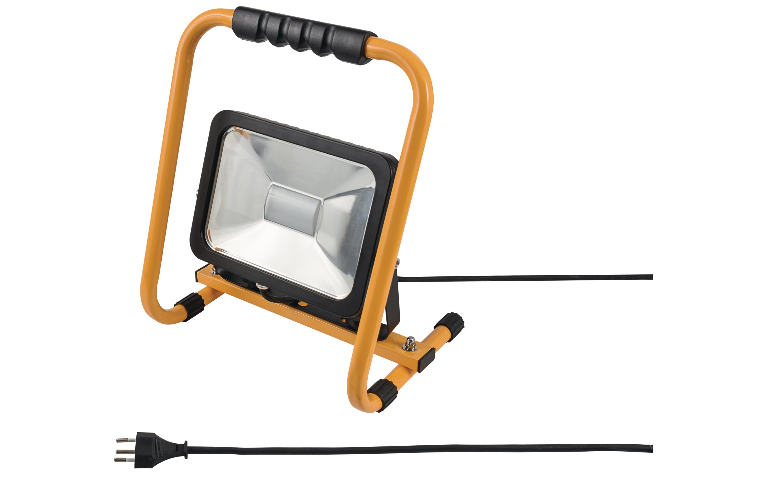 STEFFEN LED Strahler Worklight 30W 2400lm 6500K, IP65, gelb, 5m Kabel