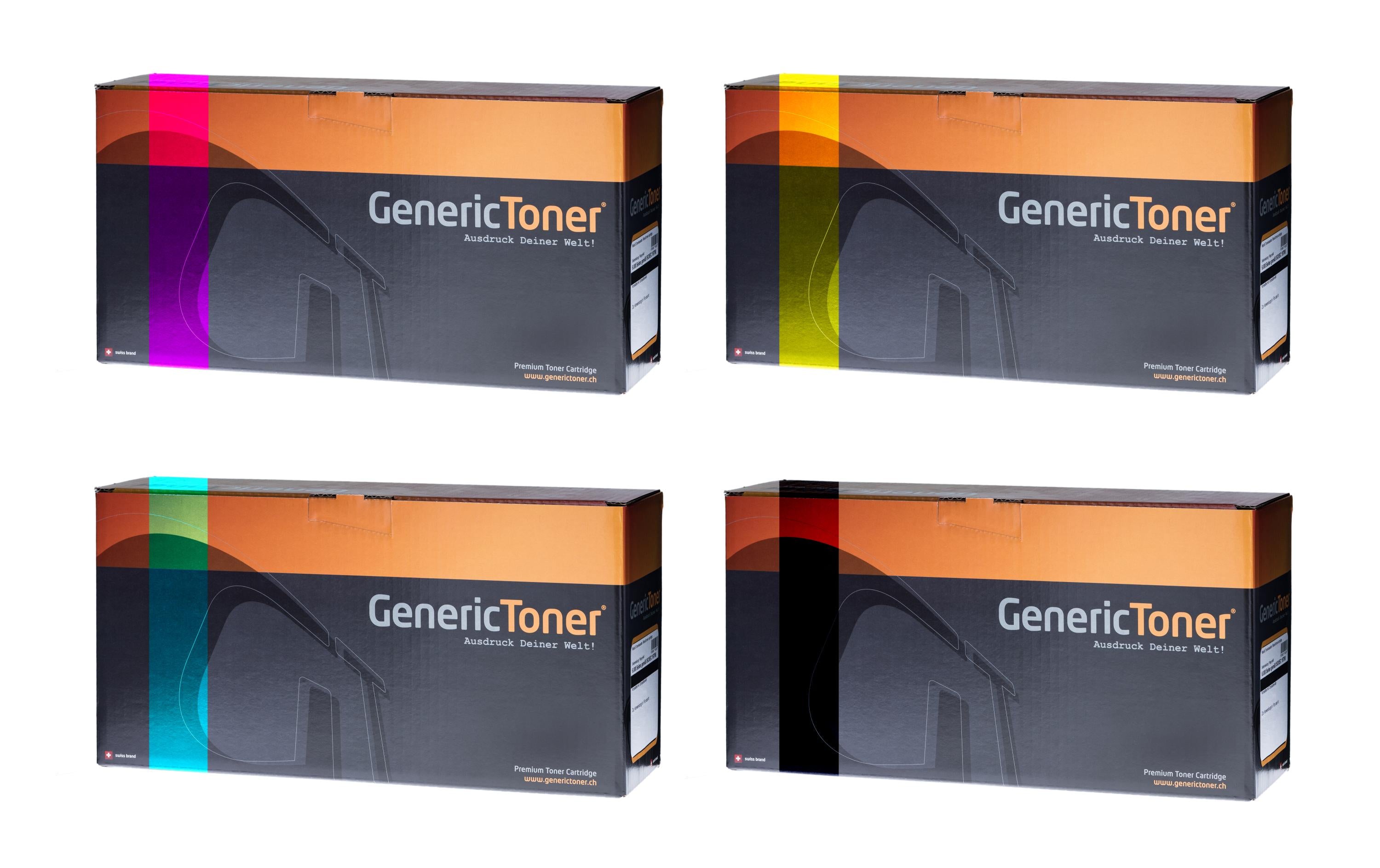 GenericToner Rainbow Kit zu HP CF380X-CF381A-CF382A-CF383A